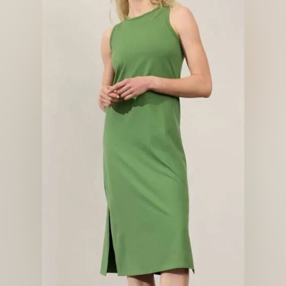 Athleta / L / Midi Dress / Suprima Cotton / Eco / Casual / Minimalism / Comfy
